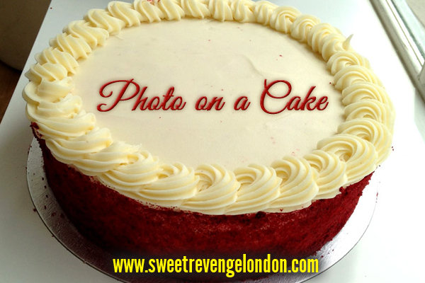 photo on a cake